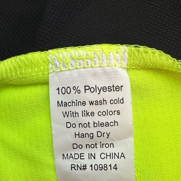 Canari NEW Dolce Cycling Jersey Zip Up Tank Top in Neon Yellow Women’s Size L - Picture 10 of 10